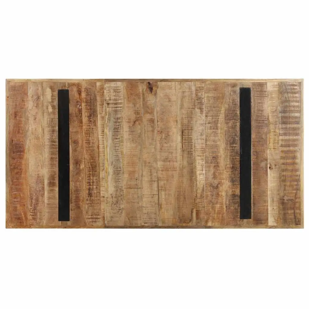 Dining Table 160x80x76 cm Kitchen Room Furniture Industrial Style Wooden