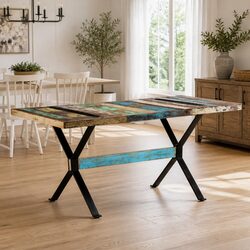 Reclaimed Wood Dining Table 160L x 80W x 76H cm