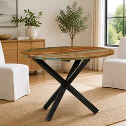 Specifications for Round Dining Table - 100x100x75cm, Brown