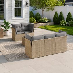 6 Piece Garden Sofa Set: Specifications and Features