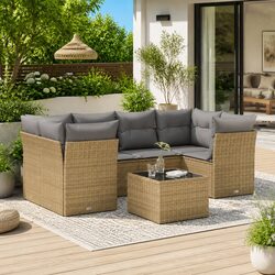 Specifications for 7-Piece Outdoor Garden Sofa Set