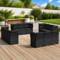 Specifications of the 12-Piece Garden Sofa Set