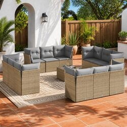 Specifications of 13-Piece Outdoor Garden Sofa Set