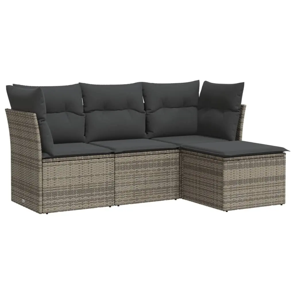 4 Piece Modular Outdoor Sofa Set