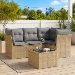 Specifications of the 5-Piece Garden Sofa Set