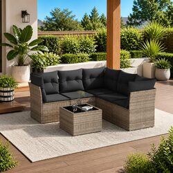 Detailed Specifications of 6 Piece Garden Sofa Set