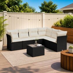 7 Piece Garden Sofa Set: Specs and Details for Your Outdoors