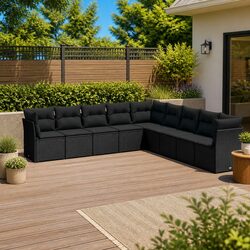 Specifications of the 9 Piece Modular Garden Sofa Set