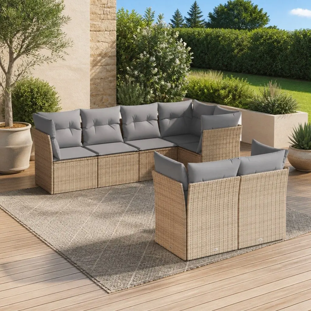 7-Piece Outdoor Garden Sofa Set