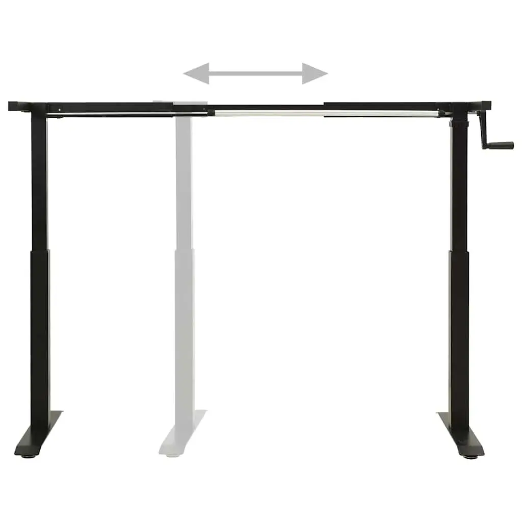 Manual Height Adjustable Desk Frame