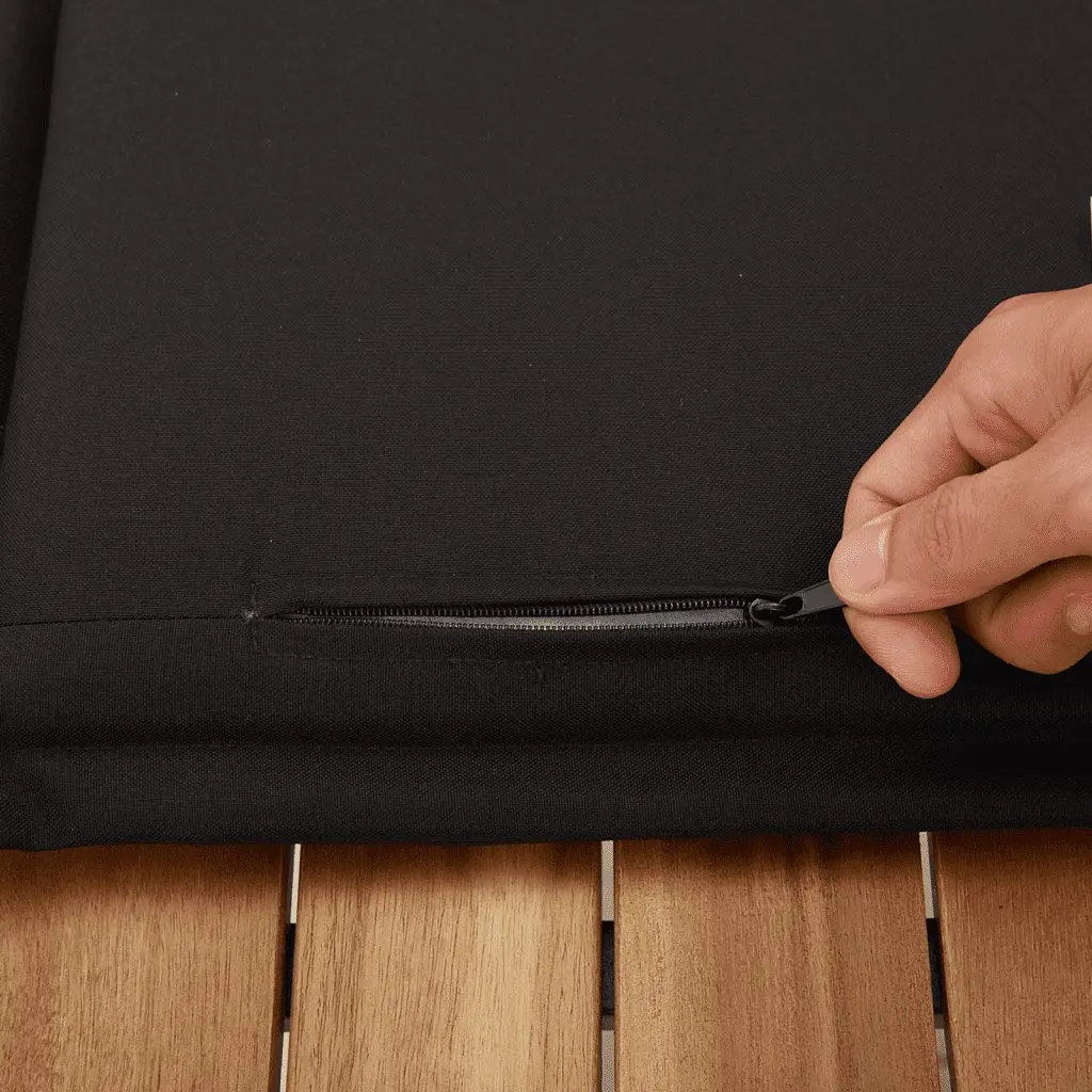Outdoor Sofa Set 9 Piece Black Rattan