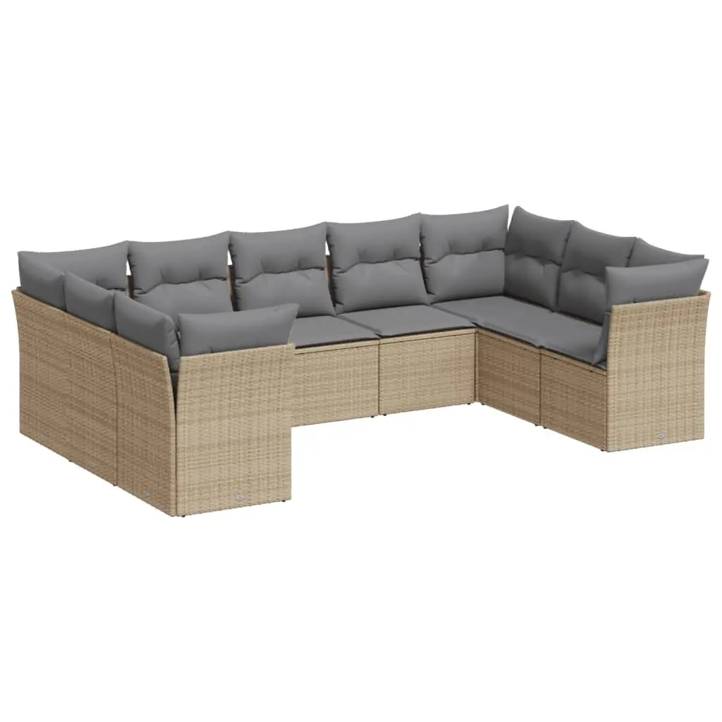9-Piece Modular Outdoor Sofa Set
