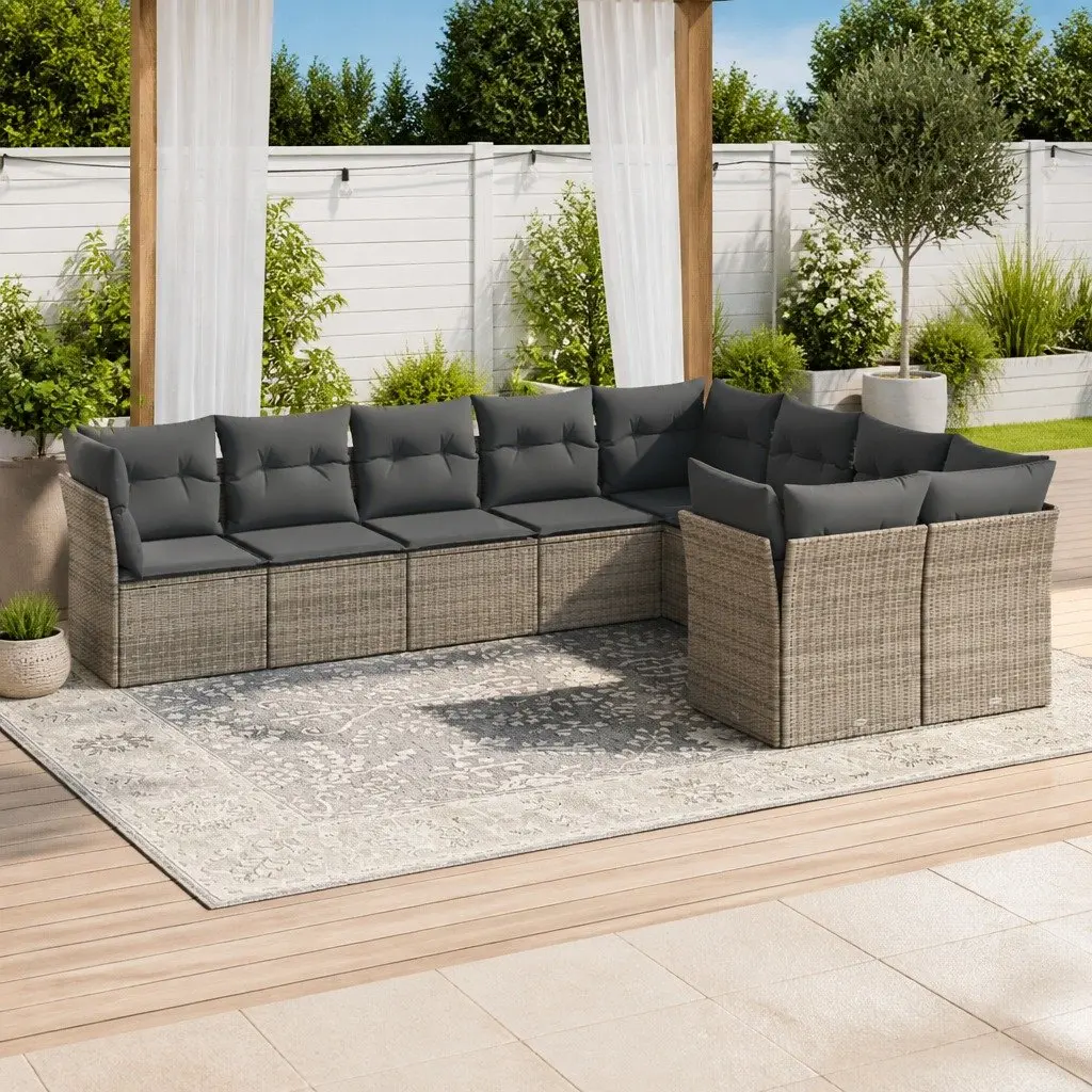 9 Piece Modular Garden Sofa Set
