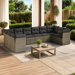 Specifications for 10-Piece Outdoor Garden Sofa Set