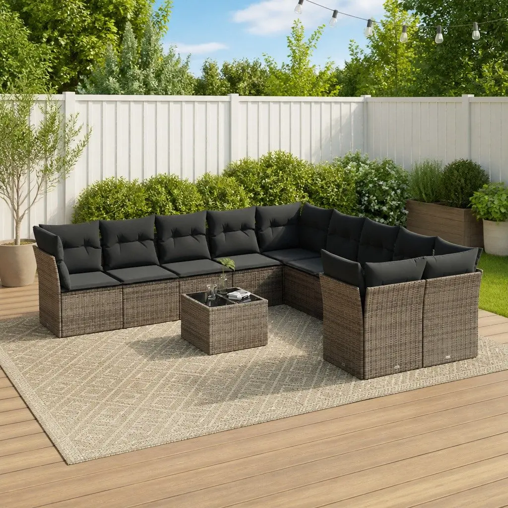 11-Piece Modular Garden Sofa Set