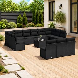 14-Piece Outdoor Garden Sofa Set - Specifications Included