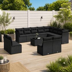 Garden Sofa Set - 13 Piece Modular Outdoor Furniture