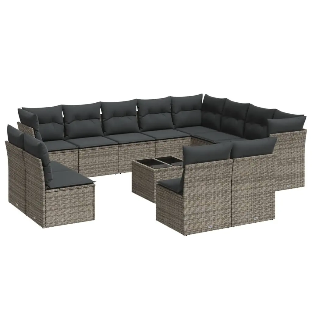 Garden Sofa Set Outdoor Furniture Patio Grey Modular 13 Piece
