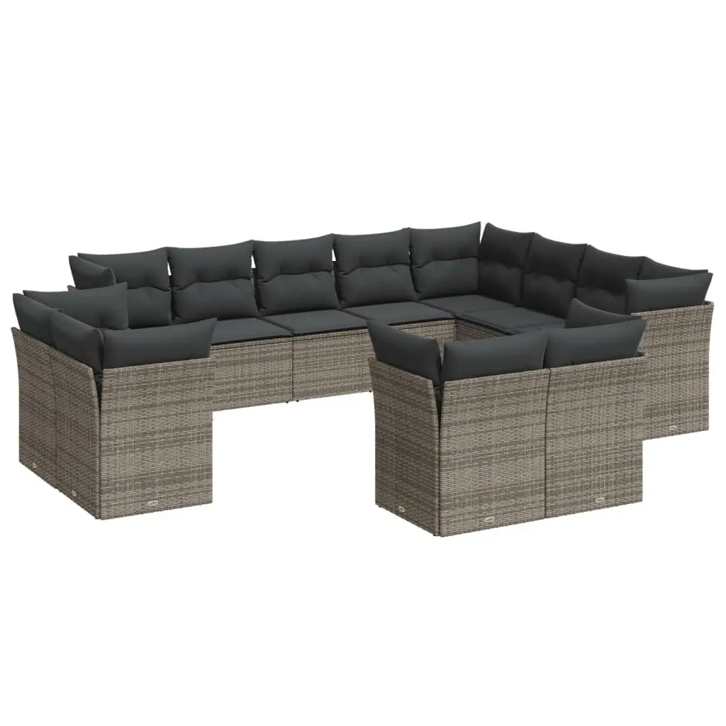 12-Piece Garden Sofa Set in Grey