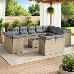13 Pieces Outdoor Garden Sofa Set - Specifications Included