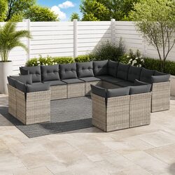 Specifications of 13 Piece Grey Modular Garden Sofa Set