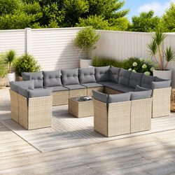 Specifications of 14 Piece Garden Sofa Set with Cushions