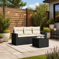 4 Piece Garden Sofa Set: Specs and Details