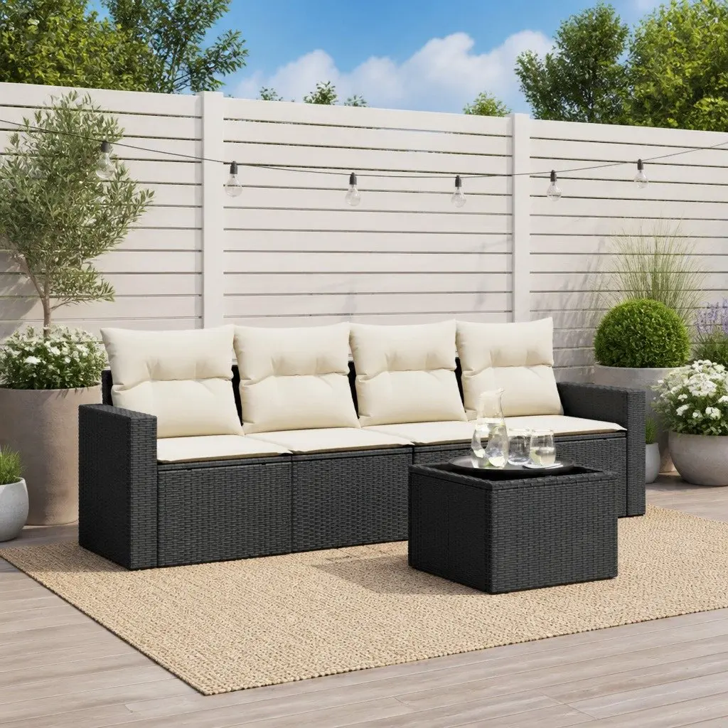 5 Piece Outdoor Garden Sofa Set