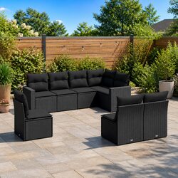 Detailed Specifications of 8 Piece Garden Sofa Set