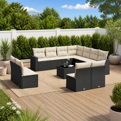 Specifications for 12-Piece Modular Outdoor Garden Sofa Set