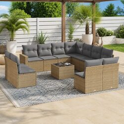 Specifications for 12 Piece Modular Garden Sofa Set