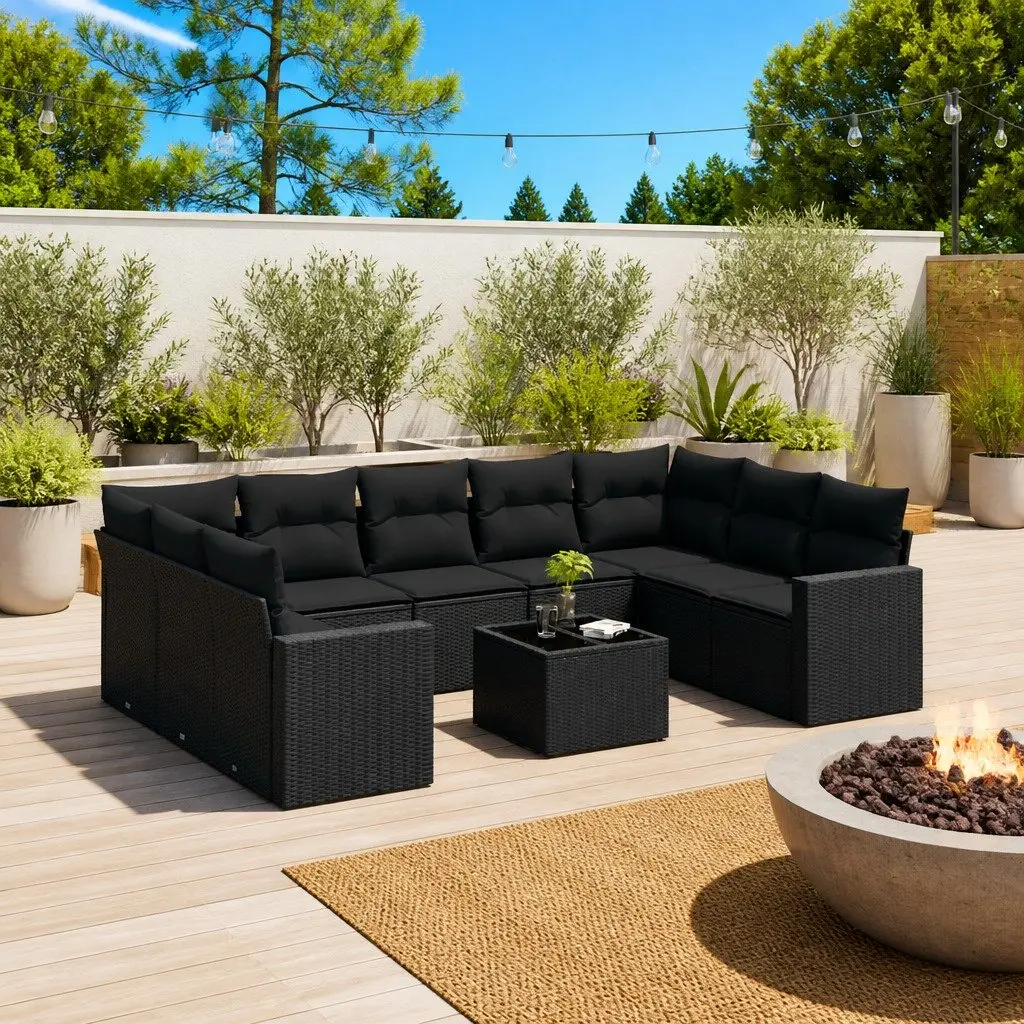 10-Piece Garden Sofa Set
