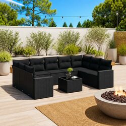 Specifications of the 10-Piece Garden Sofa Set