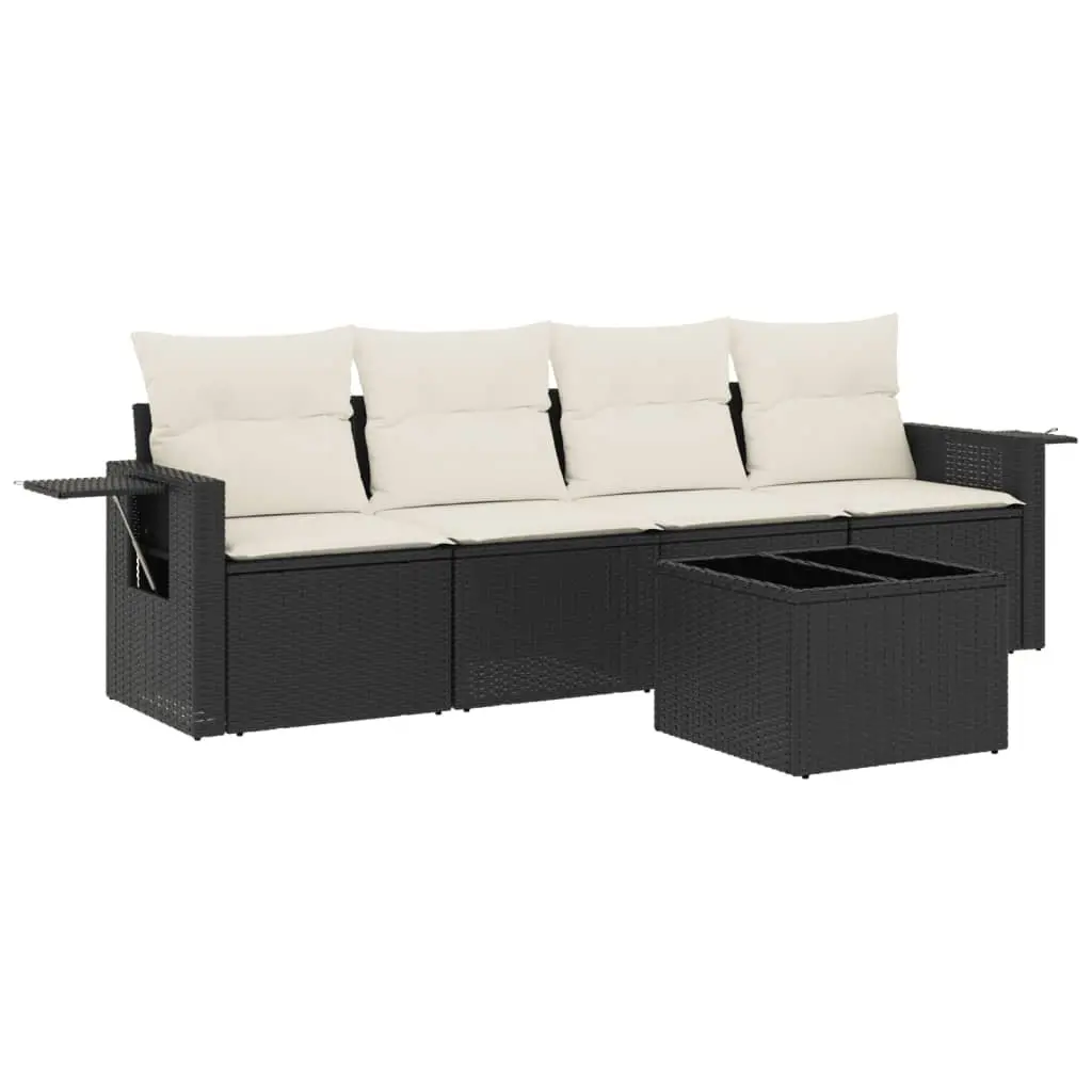 5 Piece Modular Garden Sofa Set with Cushions