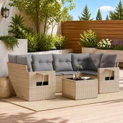 Bar Stools 2-Piece Set Rattan Outdoor Adjustable Height Swivel