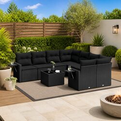 Garden Sofa Set 9 Piece - Specifications and Features