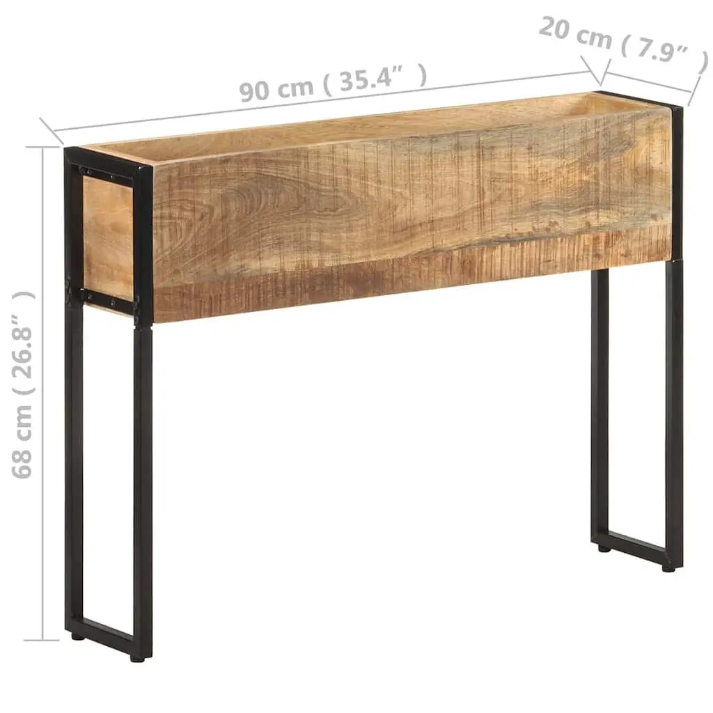 Wooden Planter Living Room Garden Balcony Patio 90x20x68 cm