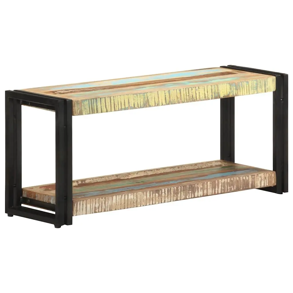 TV Cabinet Living Room 90x30x40cm Solid Reclaimed Wood Vintage Storage Sideboard