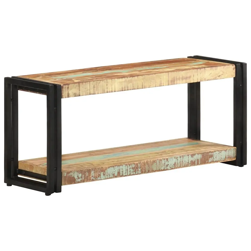 TV Cabinet Living Room 90x30x40cm Solid Reclaimed Wood Vintage Storage Sideboard