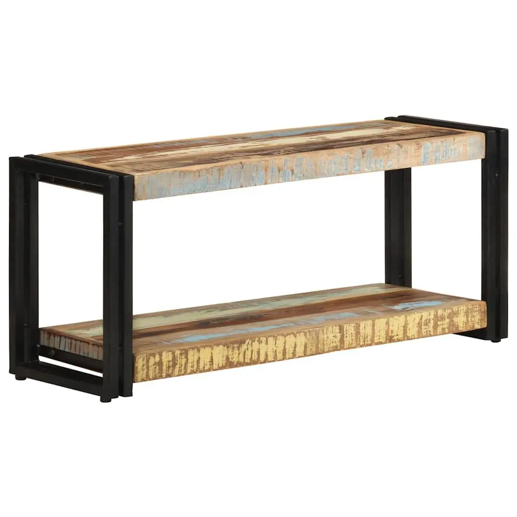 TV Cabinet Living Room 90x30x40cm Solid Reclaimed Wood Vintage Storage Sideboard