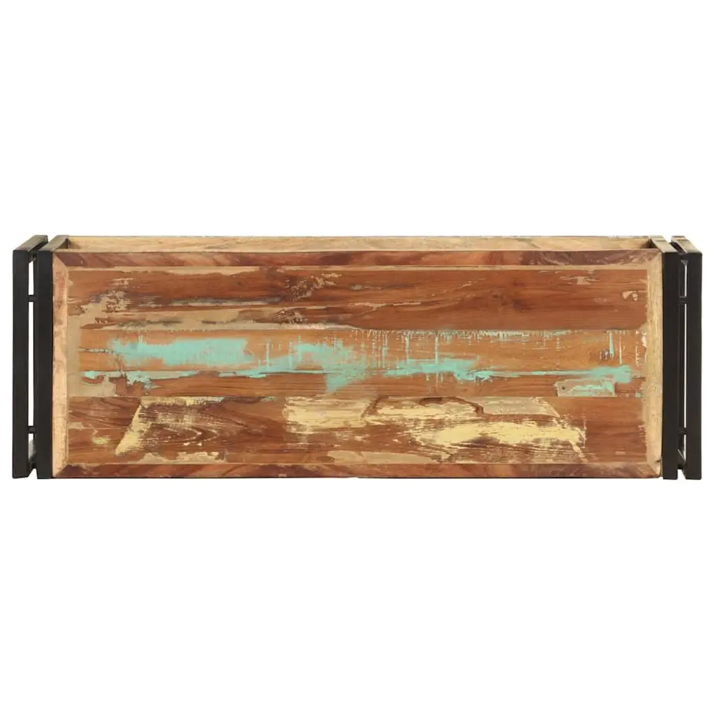 TV Cabinet Living Room 90x30x40cm Solid Reclaimed Wood Vintage Storage Sideboard