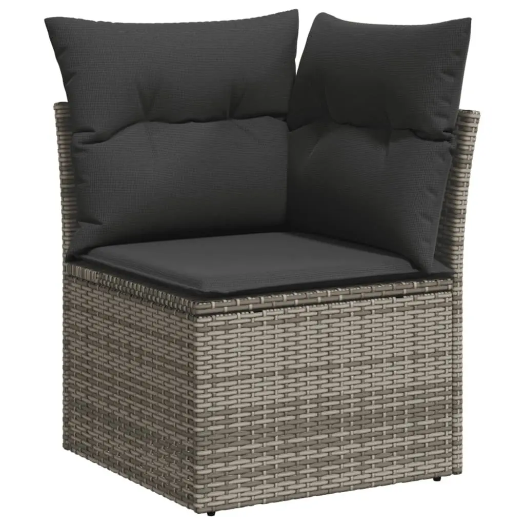 6-Piece Grey Patio Lounge Sofa Set