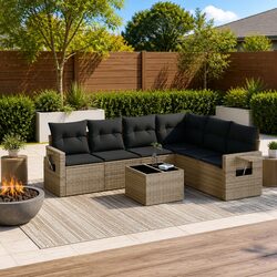 Dimensions and Features of 7 Piece Garden Sofa Set