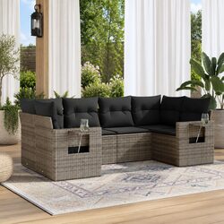 Garden Sofa Set Specifications - 6 Pieces of Comfort
