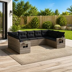 9 Piece Outdoor Sofa Set: Dimensions & Features Unveiled