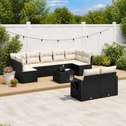 10 Piece Garden Sofa Set - Specs & Features