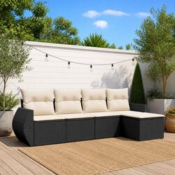Specifications of 5 Piece Garden Sofa Set with Cushions