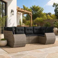 Specifications of the 6 Piece Outdoor Garden Sectional Sofa Set