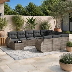 Specifications of 11 Piece Outdoor Sectional Sofa Set Grey