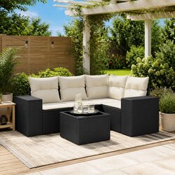 Specifications of Black 5 Piece Outdoor Sectional Sofa Set